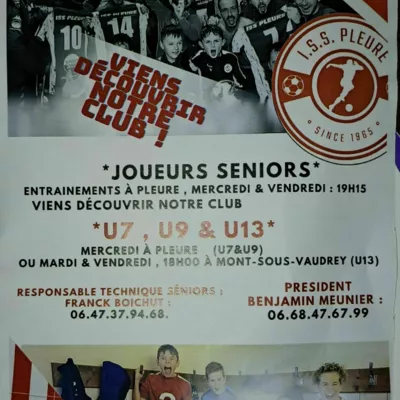 Le CLUB DE FOOT, l' ISS prépare la saison 2024 /  2025