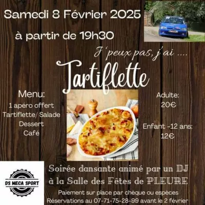 TARTIFLETTE A PLEURE le 8 FEVRIER 18 H 30