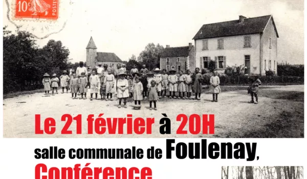 Conférence de M. Bichon le 21 février à Foulenay
