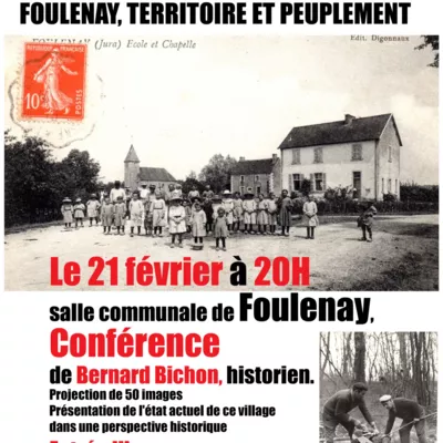 Conférence de M. Bichon le 21 février à Foulenay