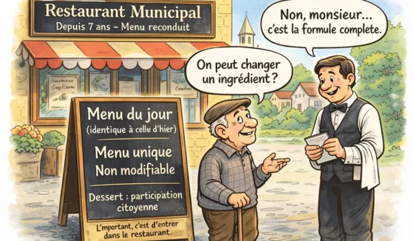 Toujours le même menu