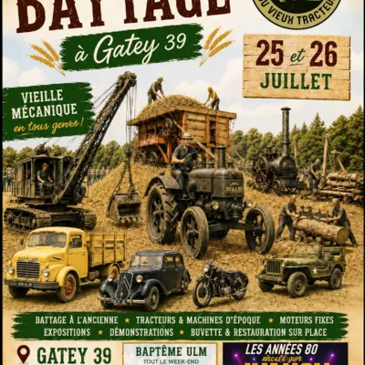 fête du battage à GATEY