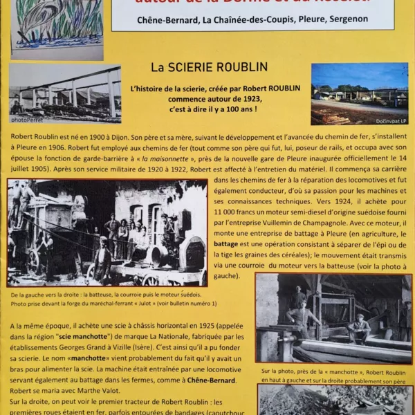 Bulletin N° 2 LA SCIERIE ROUBLIN