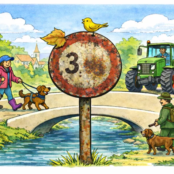 La complainte du fidèle panneau qui montait la garde